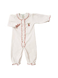 Baby Girl's "Christmas Reindeer" Pima Cotton Converter