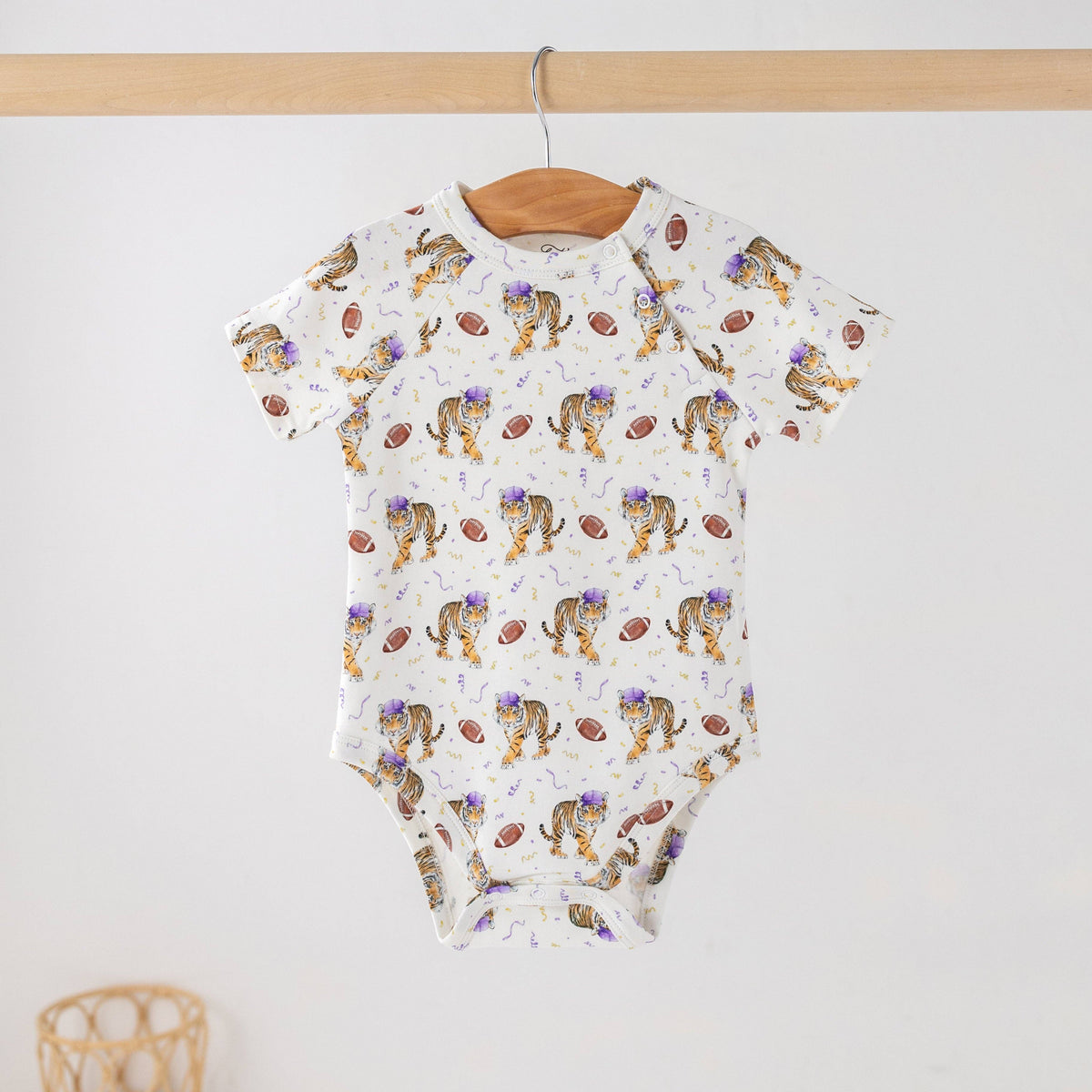 Kickoff in Louisiana Organic Cotton Onesie