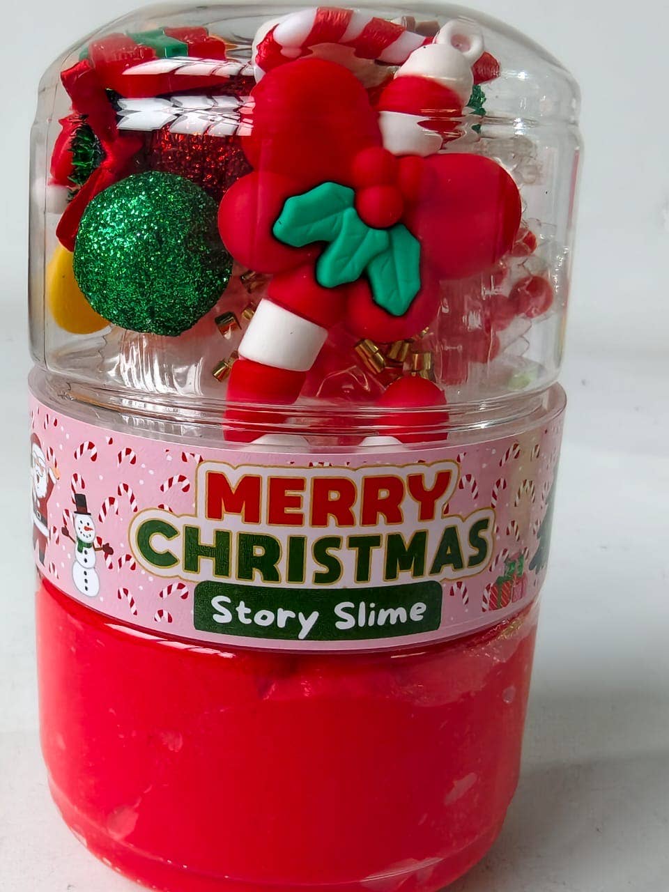 Christmas Slime Jar  