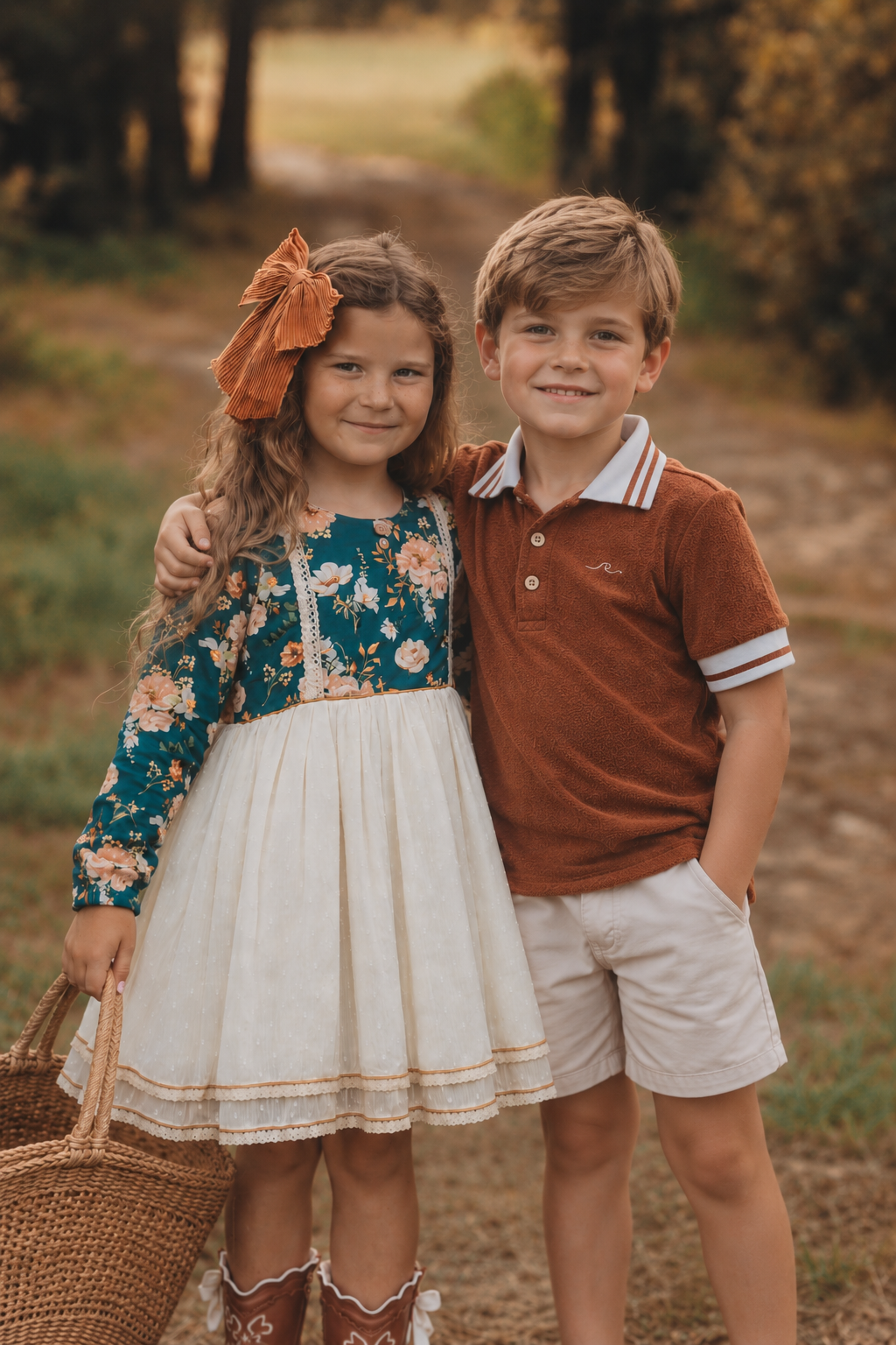 Boys Brown Sugar Bamboo Terry Polo