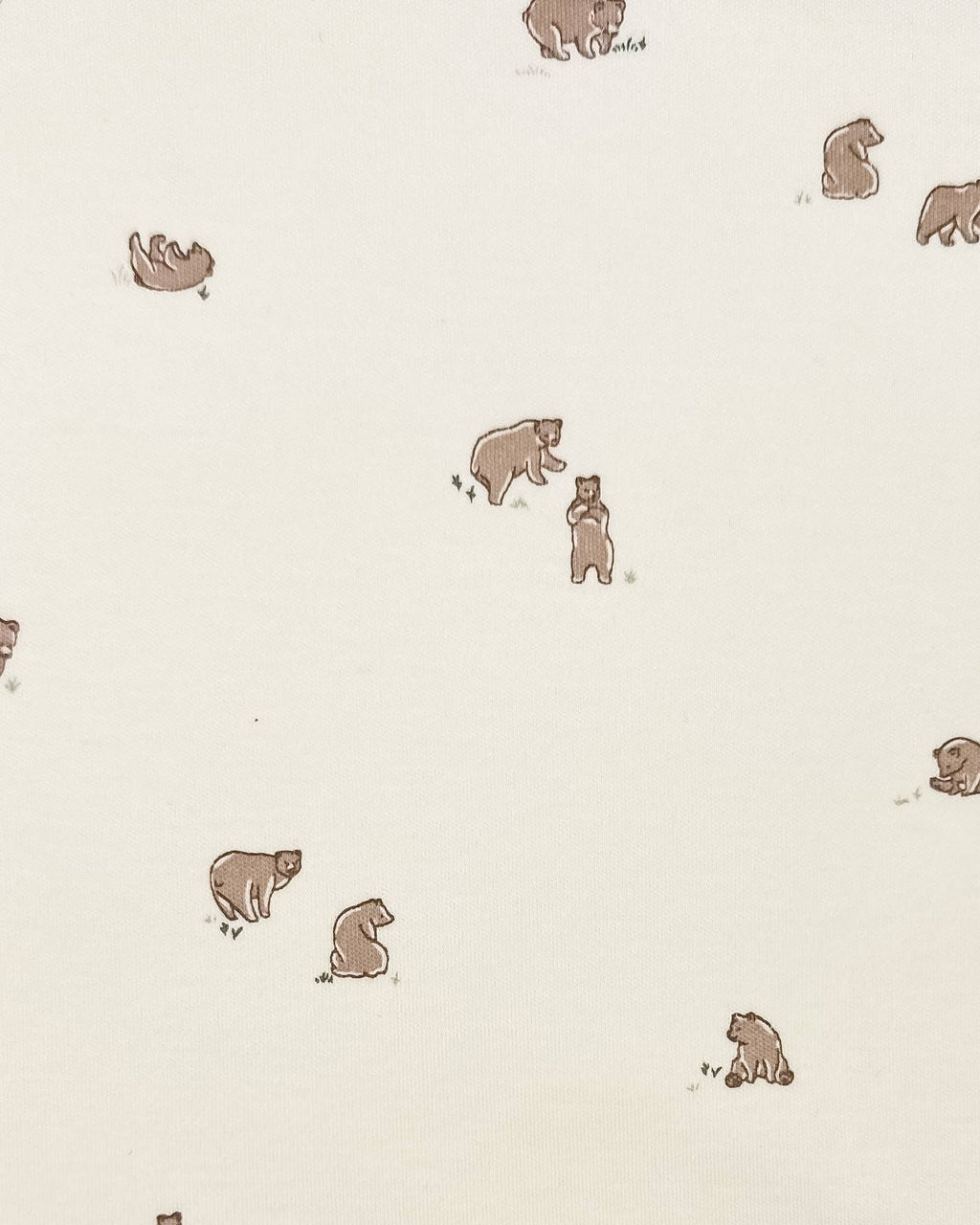 Peyton Zipper Sleeper - Bear / Truffle + Thyme