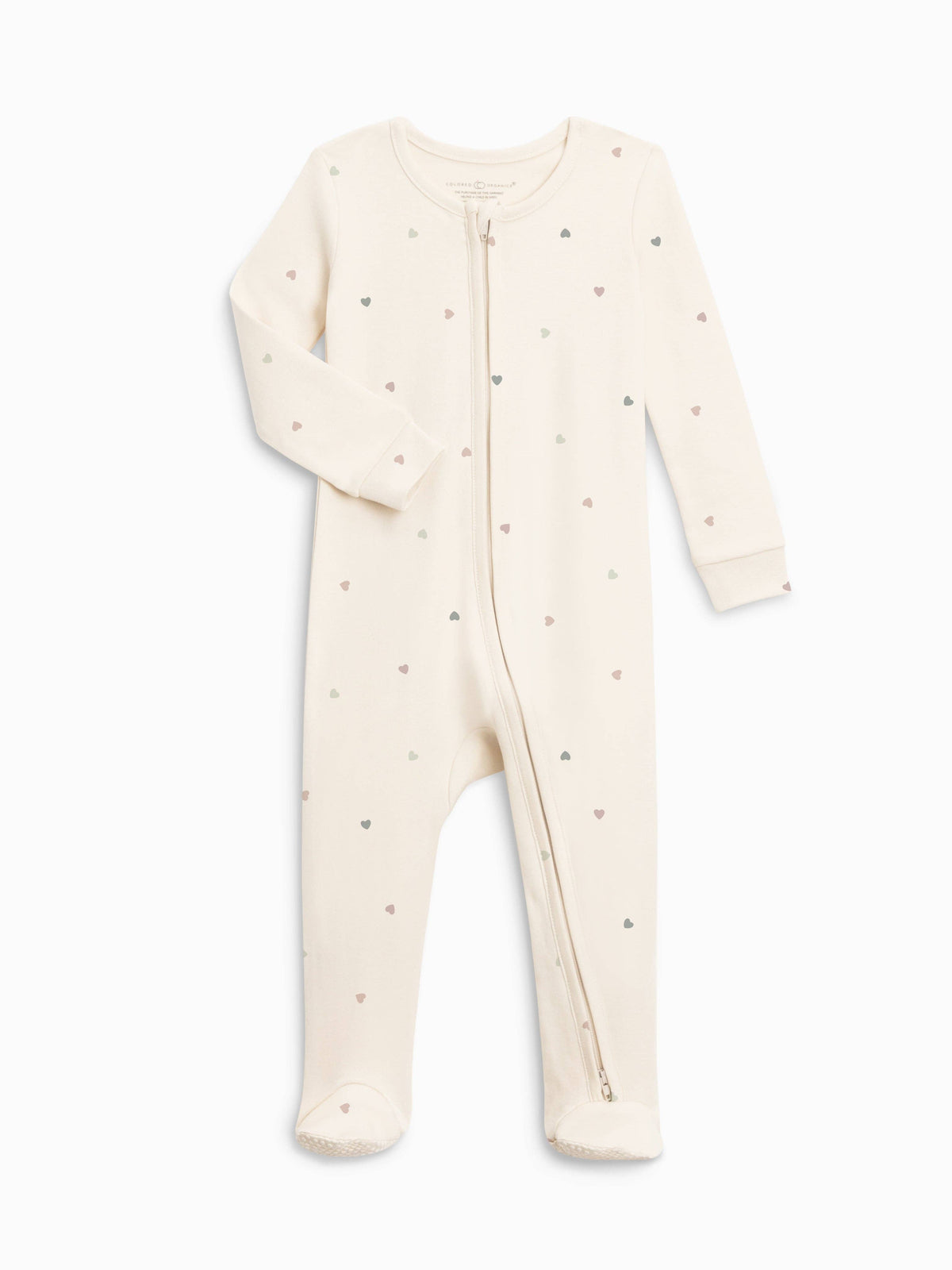 Peyton Zipper Sleeper - Heart / Ballet + Wisteria