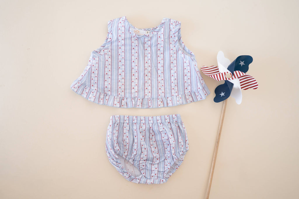 Americana Bloomer Set