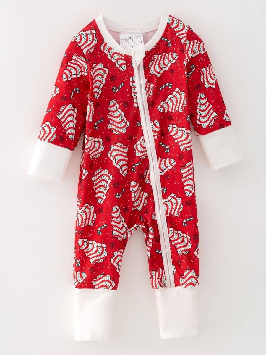 Christmas Tree Cake Infant Romper
