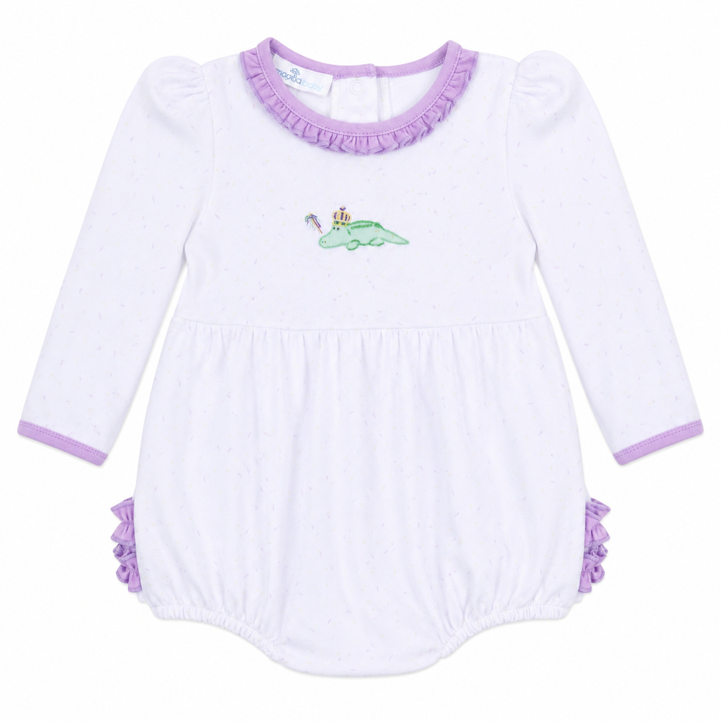 Bayou Pals Ruffle Long Sleeve Girl Bubble