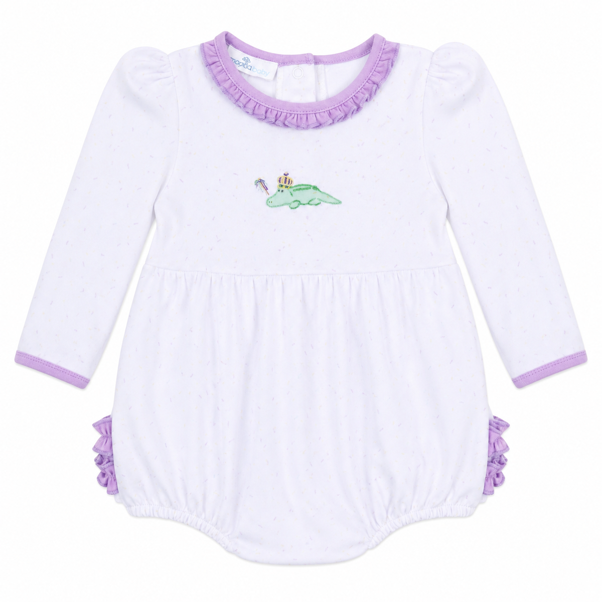 Bayou Pals Ruffle Long Sleeve Girl Bubble